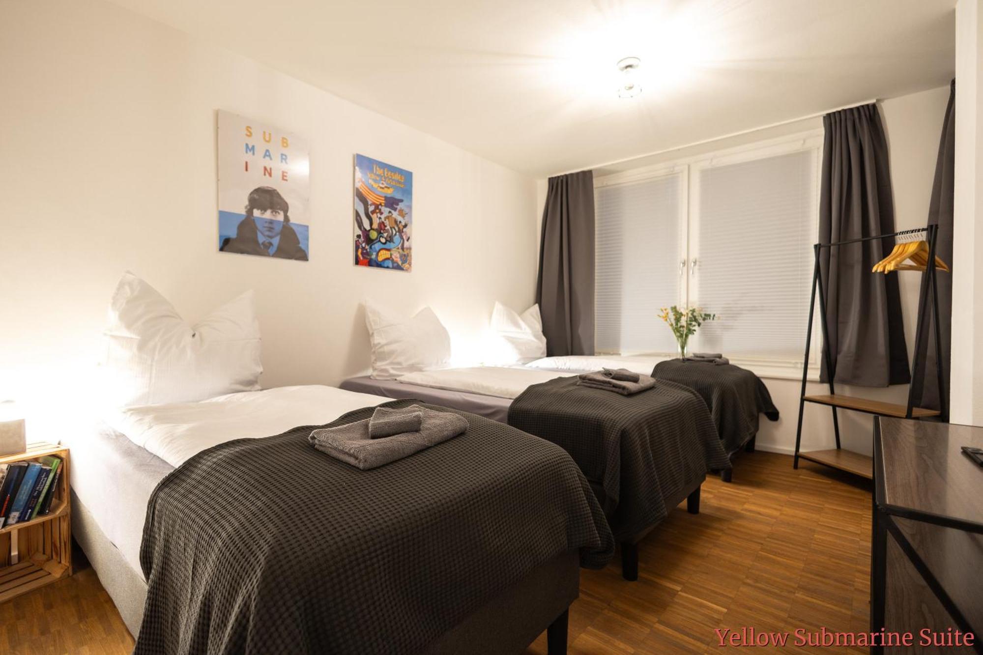 Ko-Living - Beatles Und Banksy Suites & Studios Am Eselsbrunnen - Altstadt - Kueche Halle  Екстер'єр фото